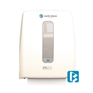 Bay West Hands Free White Roll Towel Dispenser Auto-Cut