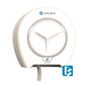 Bay West 4 Roll White Orbit Dispenser for Ecosoft Toilet Rolls